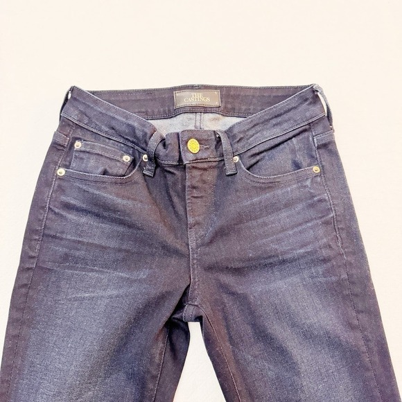 The Castings Mid Rise Jeggings Slocan Dark Wash Denim Jeans SZ25 - Picture 5 of 7